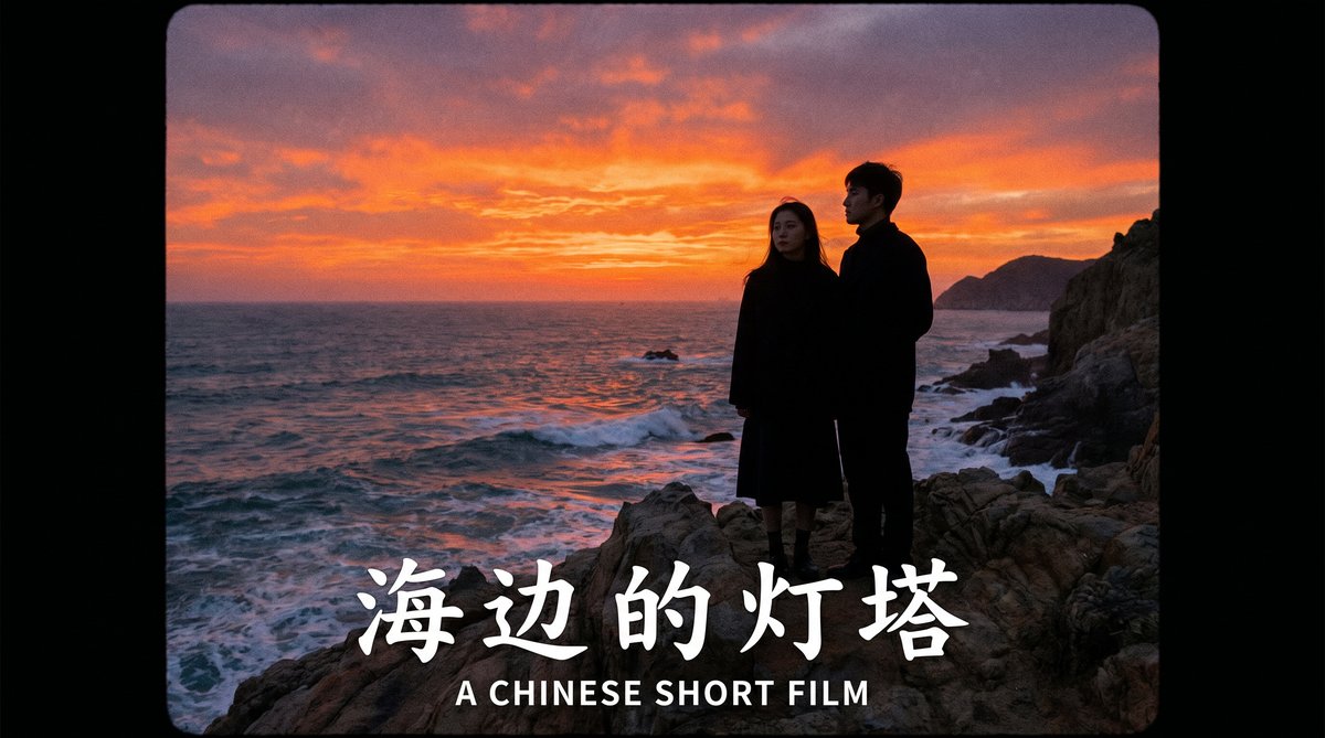 老虎菜获奖短片视频《海边的灯塔》